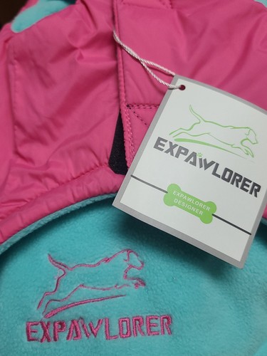 EXPAWLORER Waterproof Reversible Reflective Sport Vest Winter Dog Jacket, Medium - Picture 8 of 8