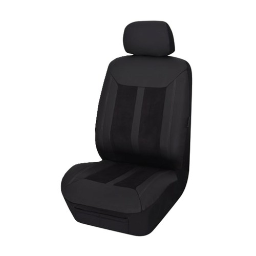 SINGLE PANELLED LEATHER LOOK SEAT COVER FOR MERCEDES BENZ 190D - Picture 2 of 2
