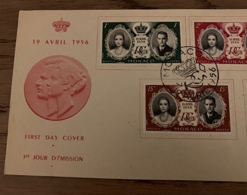 1956 ERSTTAGSBRIEF VON MONACO REPRÄSENTIERT KÖNIGREICH - Bild 1 von 3