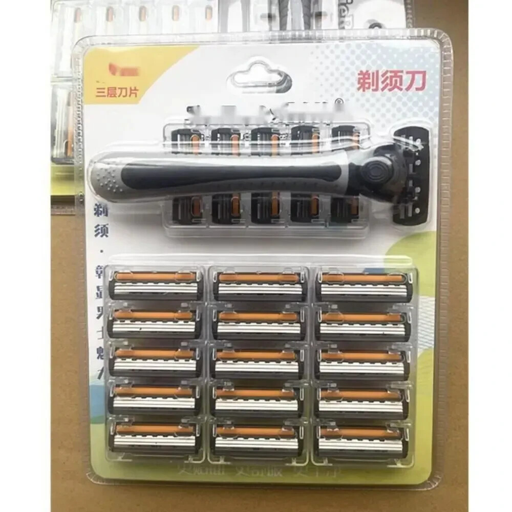 Nassrasierer 20 Rasierklingen Set 3 Klingen Einwegrasierer Rasierer3 Fach 20