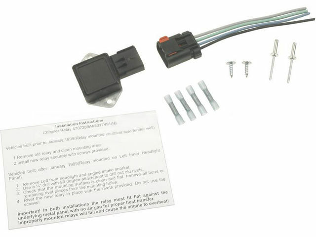 For 1997-1999 Plymouth Neon Relay SMP 79375CH 1998 For 1997-1999 Plymouth Neon Relay SMP 79375CH 1998