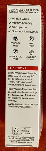 L'Oreal Paris Revitalift 12% Vitamin C + E + Salicylic Serum - 1 fl oz NEW - Picture 2 of 6