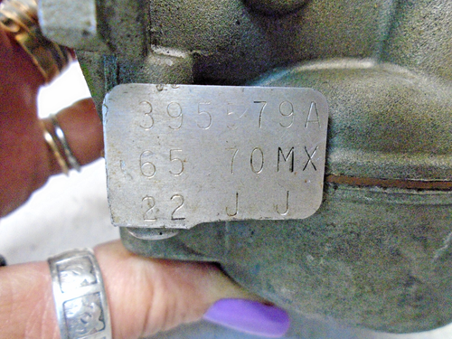 G3 395579 Evinrude Johnson Outboard 65/70 HP Upper/Lower Carb Carburetor 0395579 - Picture 2 of 8