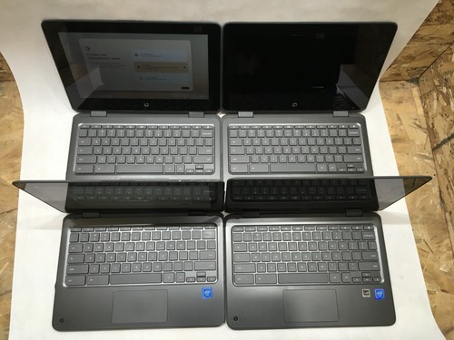 HP Chromebook X360 11 G1 EE Lot of 9 Celeron 4 GB Ram 32 SSD Screen Issues- FT - Picture 2 of 11
