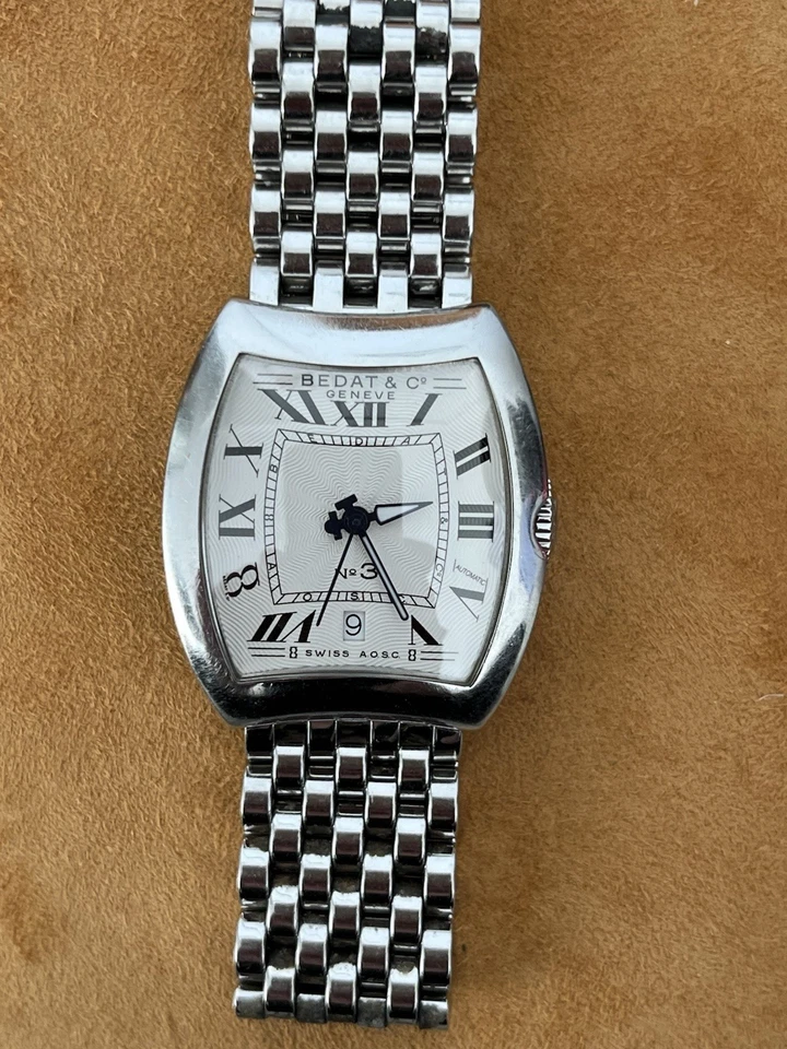 Bedat And Co. No. 3 314 Stainless Steel Wristwatch With Papers Not Working - image 2 of 4