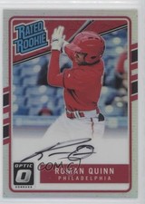 2017 Donruss Optic Rated Rookies Base Holo Prizm /150 Roman Quinn #166 Auto i6j