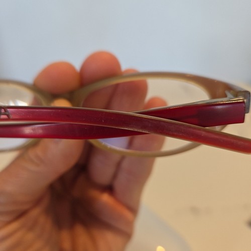 Dolce & Gabbana Red Reading Glass Frames Vintage DG 622 275 50 14 130 - Picture 9 of 10