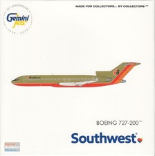 GEMGJ2216 1:400 Gemini Jets Southwest Airlines B727-200 Reg #N406BN