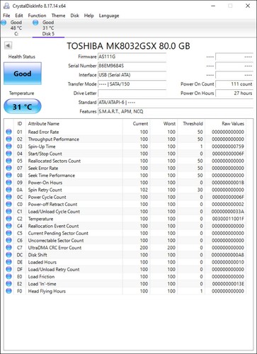 120GB SATA 2.5" 2.5 INCH 9.5MM HARD DRIVE HDD WORKING NO BADS - Picture 14 of 16