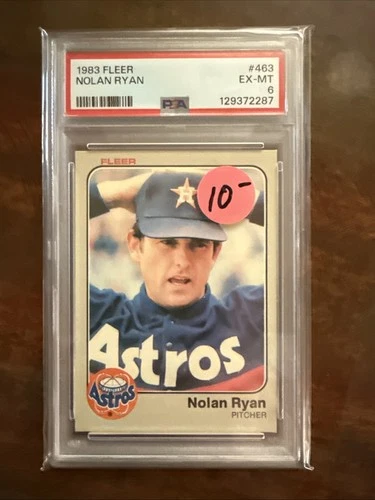 1983 Fleer - Nolan Ryan #463 PSA 6