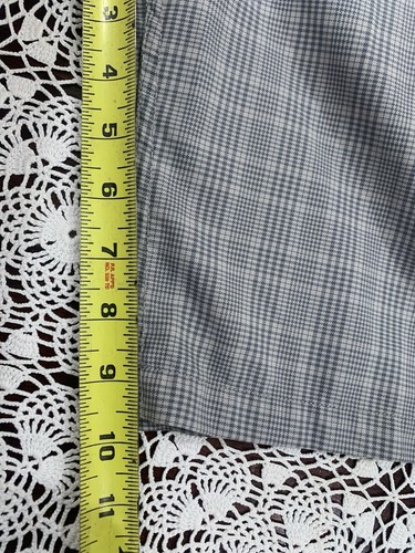 HURLEY Mens Chino Shorts 31 33” Waist Grey Check Polyester - Picture 7 of 9