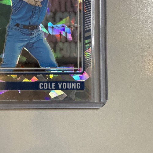 2024 Donruss Baseball - Cole Young - #139 Cracked Ice Optic Prizm /25 - Bild 4 von 6