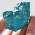148Ct Aquamarine Super Santa Maria Facet Rough Specimen Blue Crystal UYHLA239