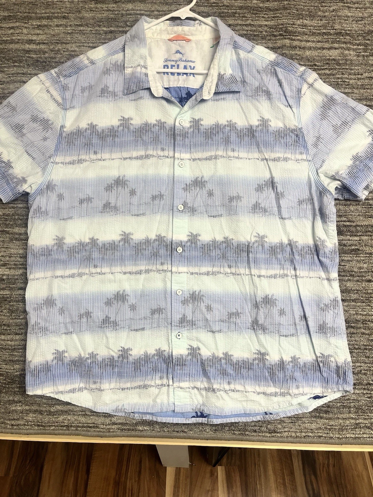Tommy Bahama Shirt Camp Hawaiian Lyocell Blend Floral Tropical Men Sz 3XL
