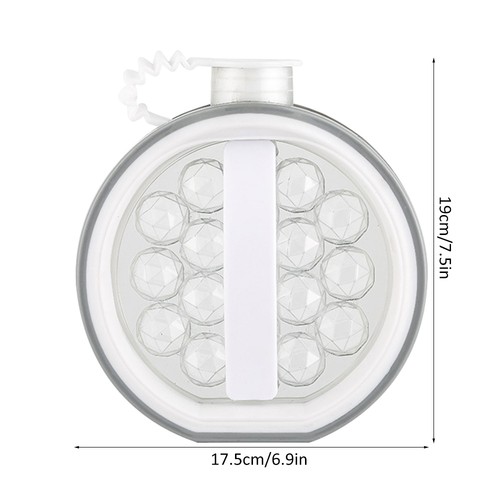 2 In 1 Ice Ball Maker Mold Portable Ice Cube Tray Leakproof Ice Ball Maker stUPI - Picture 6 of 15