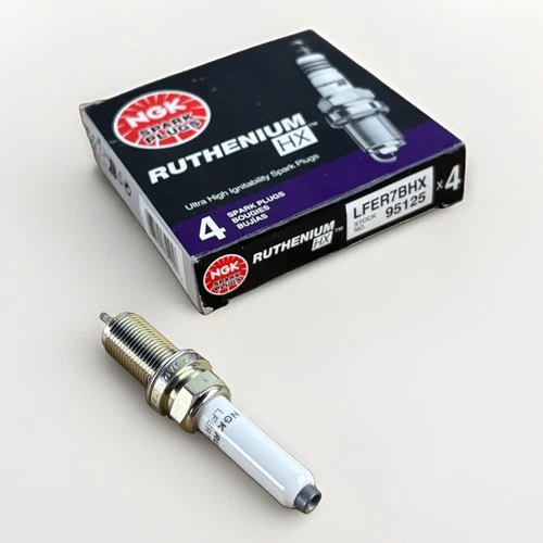 4x NGK RUTHENIUM HX Spark Plugs LFER7BHX 95125