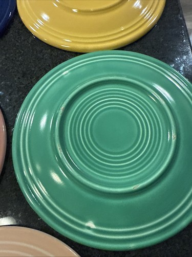 Set Of 7 Vintage Fiestaware Homer Laughlin 7" Salad Plate - Fiesta Retired - Picture 13 of 17
