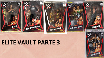 WWE ACTIONFIGUR SERIE ELITE VAULT 1,2,3,4,5,6,7 MATTEL TOY WRESTLING, NEU