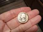 1945-D 25C Washington Silver Quarter 90% Silver Circulated Free Ship