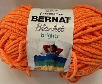 Bernat Lattice Yarn - 3 Pack, Blaze Orange, 389 Yards Each, Worsted Weight For Knitting & Crochet