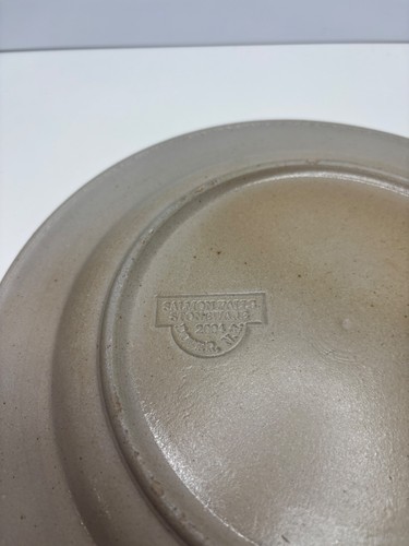 10,5" Salmon Falls Steinzeug Keramik Deko Teller Handarbeit Blume Kornblume - Bild 7 von 7