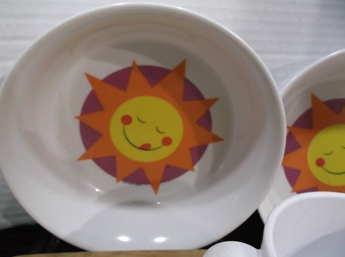 2 Vintage Raisin Bran Cereal Bowls And Drinking Cup - Picture 5 of 7