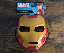 Kids Marvel Spider-Man Mask Youth Flexible Plastic Hasbro Superhero Costume