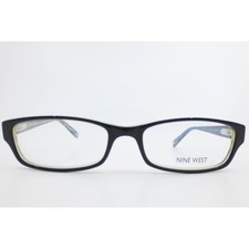 Nine West NW2014 Black Rectangular Eyeglasses Frames 53-17-135 422