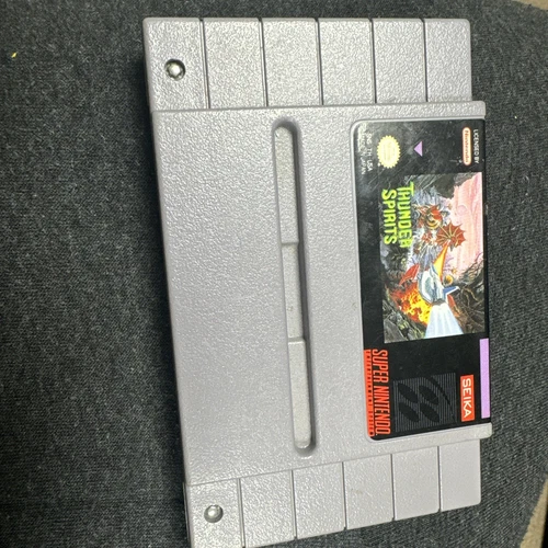 Thunder Spirits (Super Nintendo Entertainment System, 1992) Tested Authentic