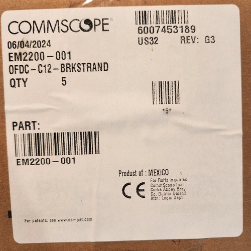 CommScope OFDC-C12-BRKSTRAND EM2200-001 Caja de 5 unidades (10 soportes en total) - Imagen 6 de 6
