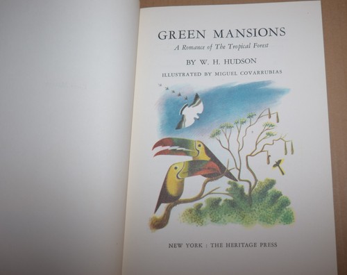 Grüne Villen Eine Romanze des tropischen Waldes von W.H. Hudson 1944 Heritage HC - Bild 6 von 8