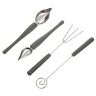 4 Pcs Dekorier Löffel Schokoladenlöffel Dessertlöffel Fondant -Werkzeuge