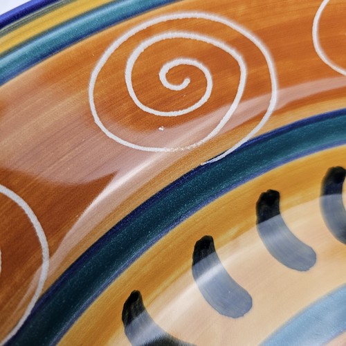Pier 1 Italian Swirl Large Serving Platter Decorative Plate - Picture 14 of 17