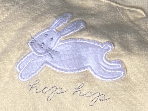 Little Garden 1998 Gymboree Vintage Rainbow Tag Romper Infant Bunny Rabbit - Picture 18 of 18