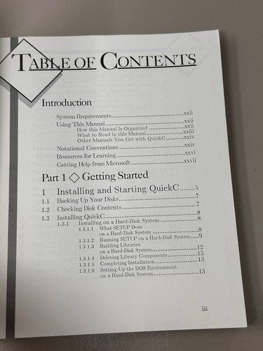 Compilador Microsoft Quick C. Guía de programadores 1987 manual de bolsillo - Imagen 5 de 6
