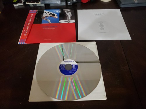 PET SHOP BOYS Highlights On Tour JAPANese LaserDisc Ld TOLW-3072 Music W17 - Picture 8 of 16