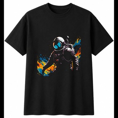 Deep Sea Diver Torn Fantasy Herren T-Shirt schwarz 100% Baumwolle Folklore Unisex