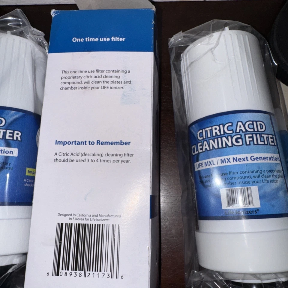 New Life Ionizers Citric Acid Cleaning/Scaling Filter for MXL M X NG Series - Image 3 of 4