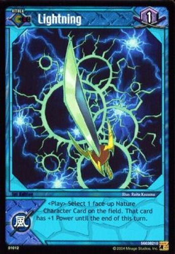 Lightning - Turtles Unleashed - Teenage Mutant Ninja Turtle TCG - Picture 1 of 6