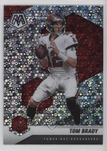 2021 Panini Mosaic No Huddle Mosaic Silver Prizm Tom Brady #186