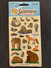 Vintage Forest ANIMALS Sticker Sheet Scrapbook Planner Craft Stickers