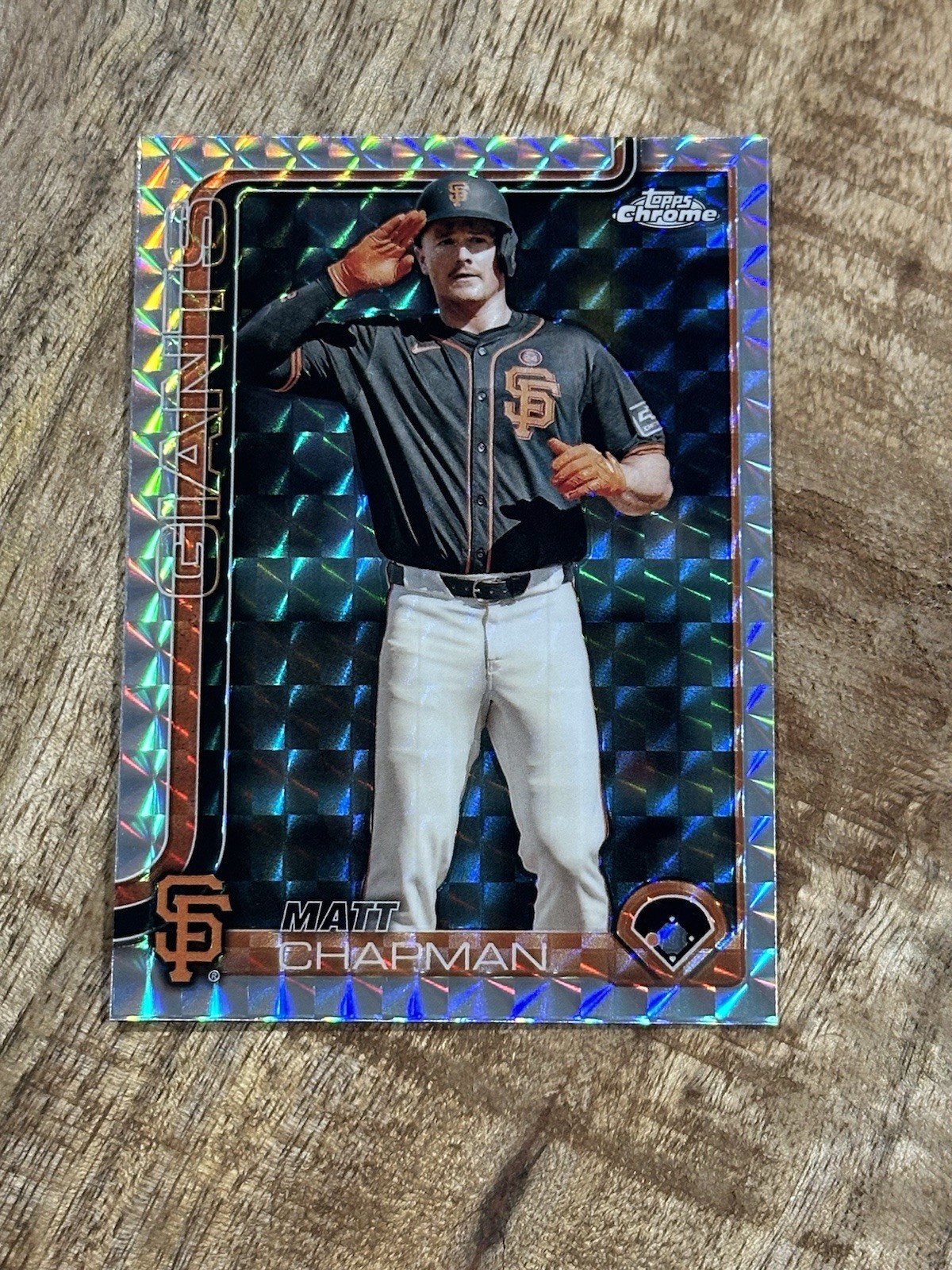 2025 Topps Chrome Matt Chapman #148 Geometric Refractor