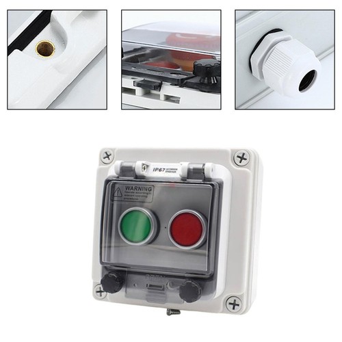 Outdoor Push Button Switch Box with Reliable Construction and Transparent Cover - Bild 2 von 8