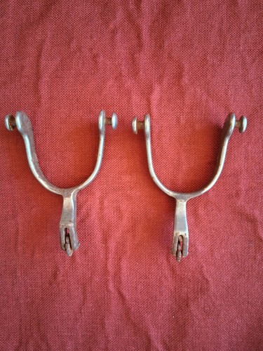 VINTAGE WESTERN COWBOY SPOREN gemarkt JAPAN - ROSTIG - Bild 4 von 10