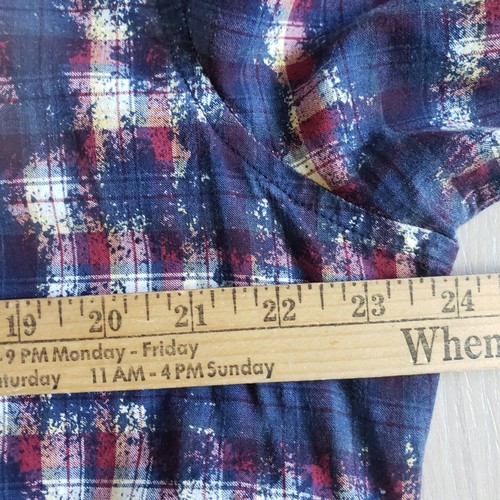 Diesel XXL Button Down Shirt Mens Long Sleeve Plaid Checkered Trabajador - Picture 6 of 7