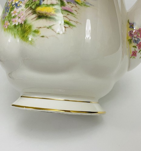 Royal Albert England Bone China Kentish Rockery Coffee Pot And Lid Excellent - Picture 7 of 19