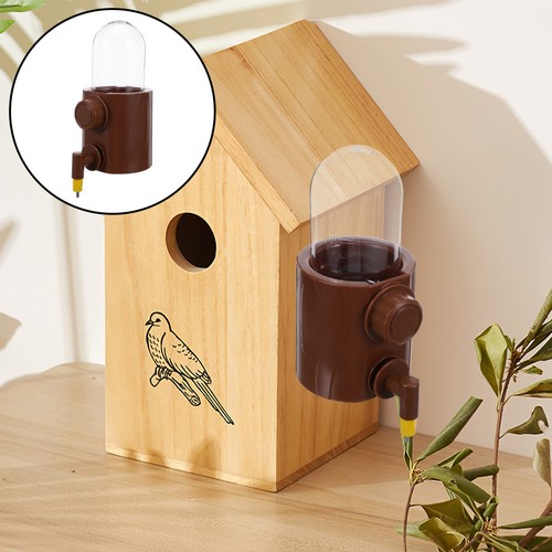 Alimentador de agua para pájaros - Dispensador de agua automático desmontable colgante para loros para - Imagen 8 de 12