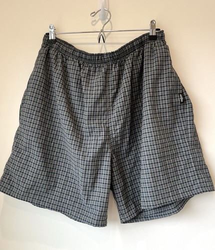 WHITE SIERRA Men's Blue/green Gingham Lined Swim Trunks XL - Picture 1 of 9