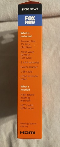 Amazon Fire TV Stick (3a generazione) Streamer multimediale HD con telecomando vocale Alexa - Foto 4 di 6