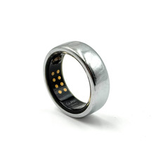 Oura Ring Gen 3 Horizon - Titanium - Size 10 - Silver - HEAVILY SCRATCHED